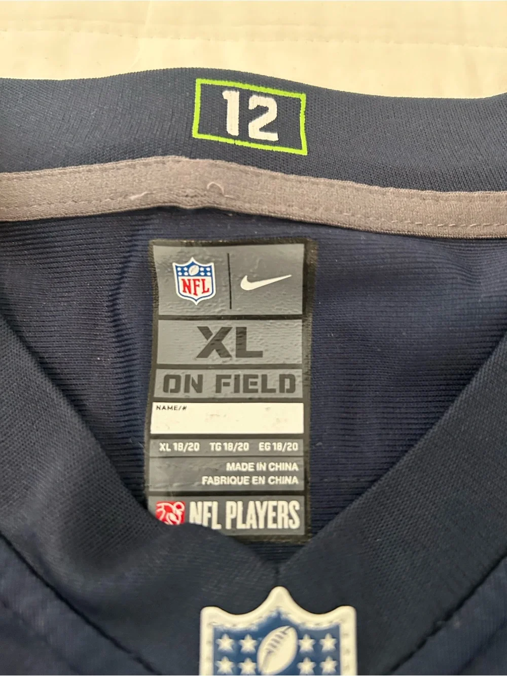 Nike Marshawn Lynch Seattle Seahawks Kids 18-20 XLarge Jersey